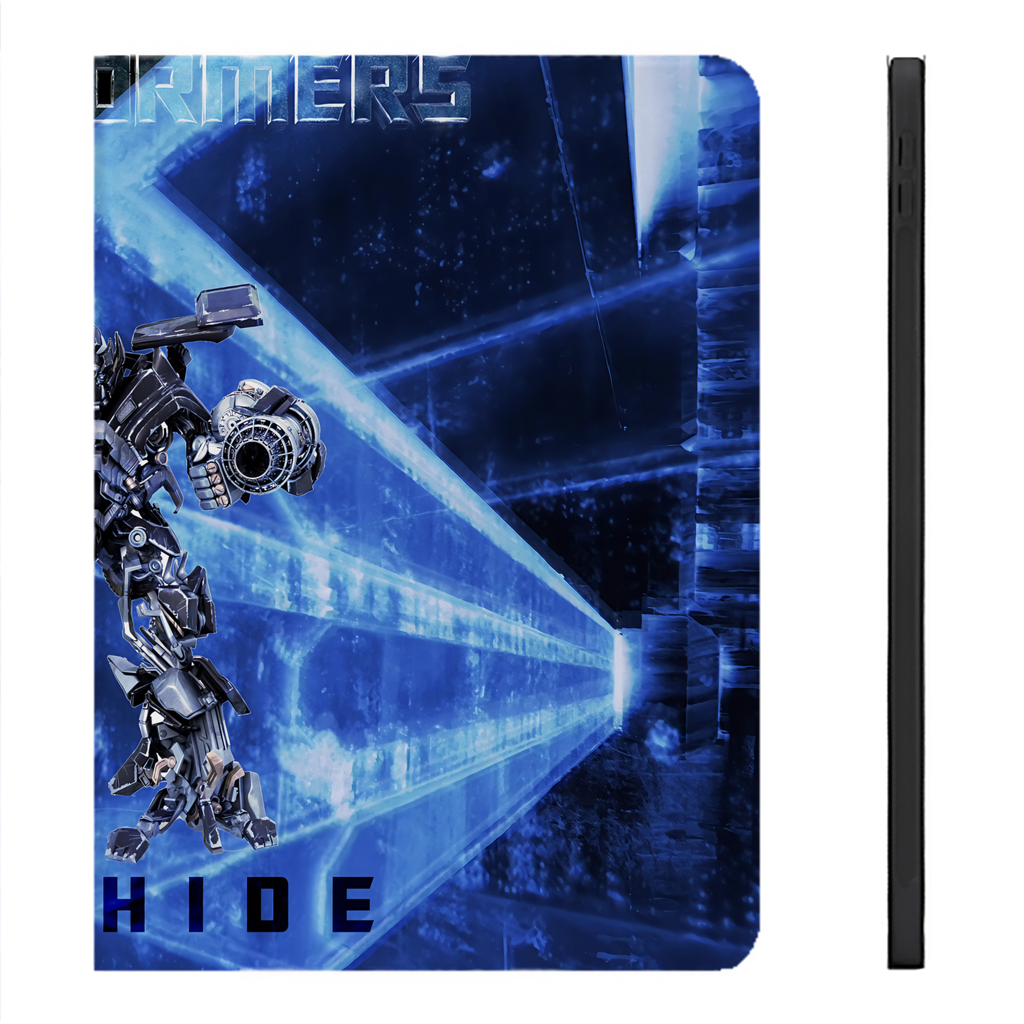 （画像用） Transformers トランスフォーマー IPadケース ペンホルダー付き ブックスタイルデザイン
